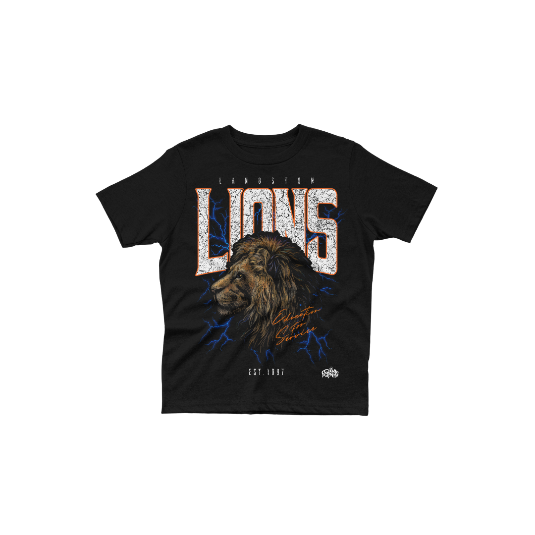 Kids "Langston Lions" Graphic T-Shirt