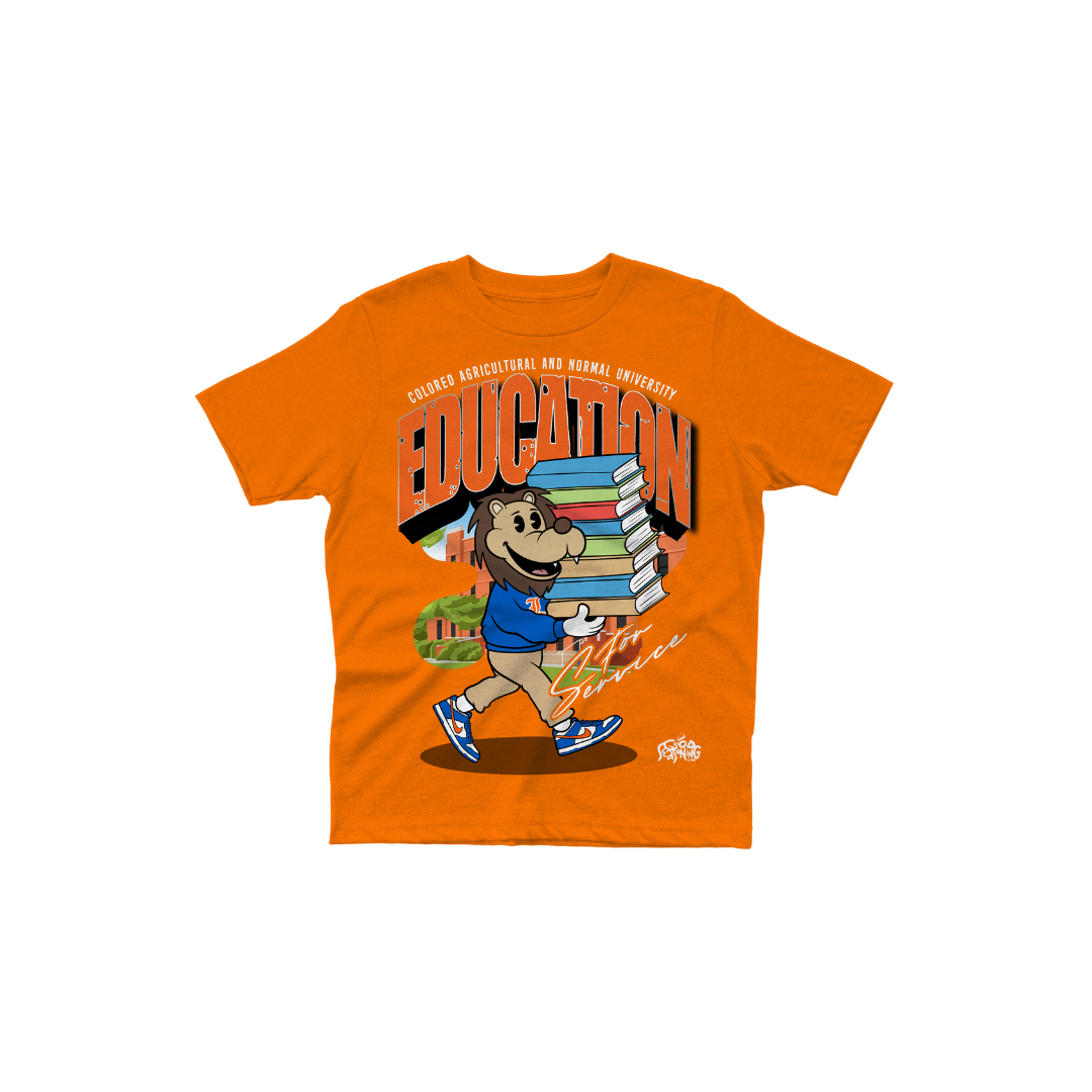 Kids "Education For Service" Graphic T-Shirt