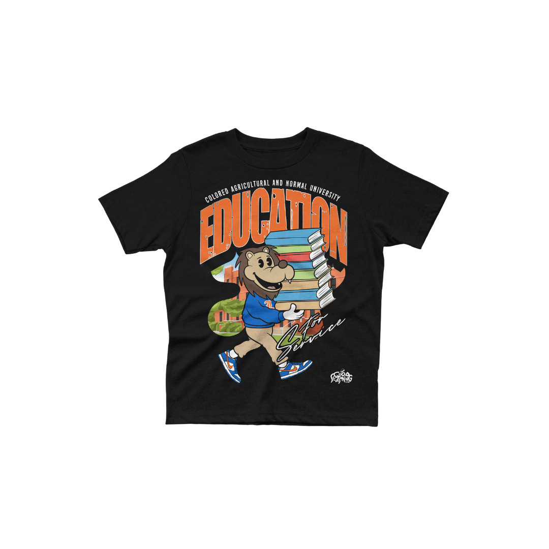 Kids "Education For Service" Graphic T-Shirt