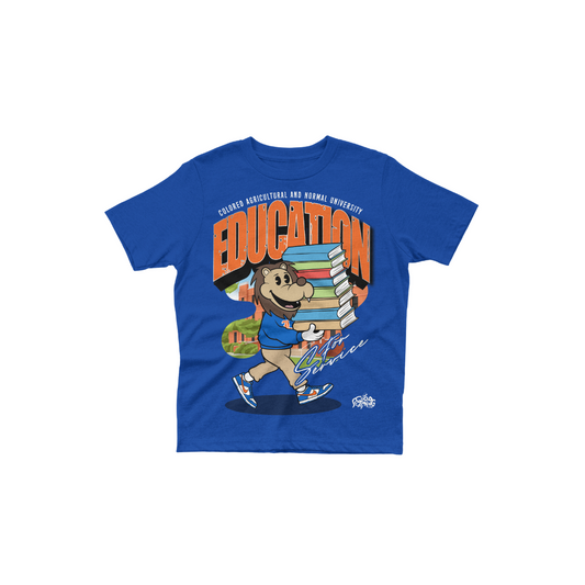 Kids "Education For Service" Graphic T-Shirt