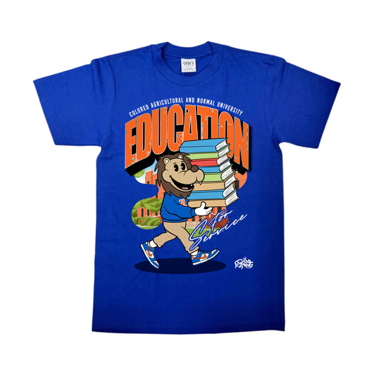 Classic "Education For Service" Graphic T-Shirt